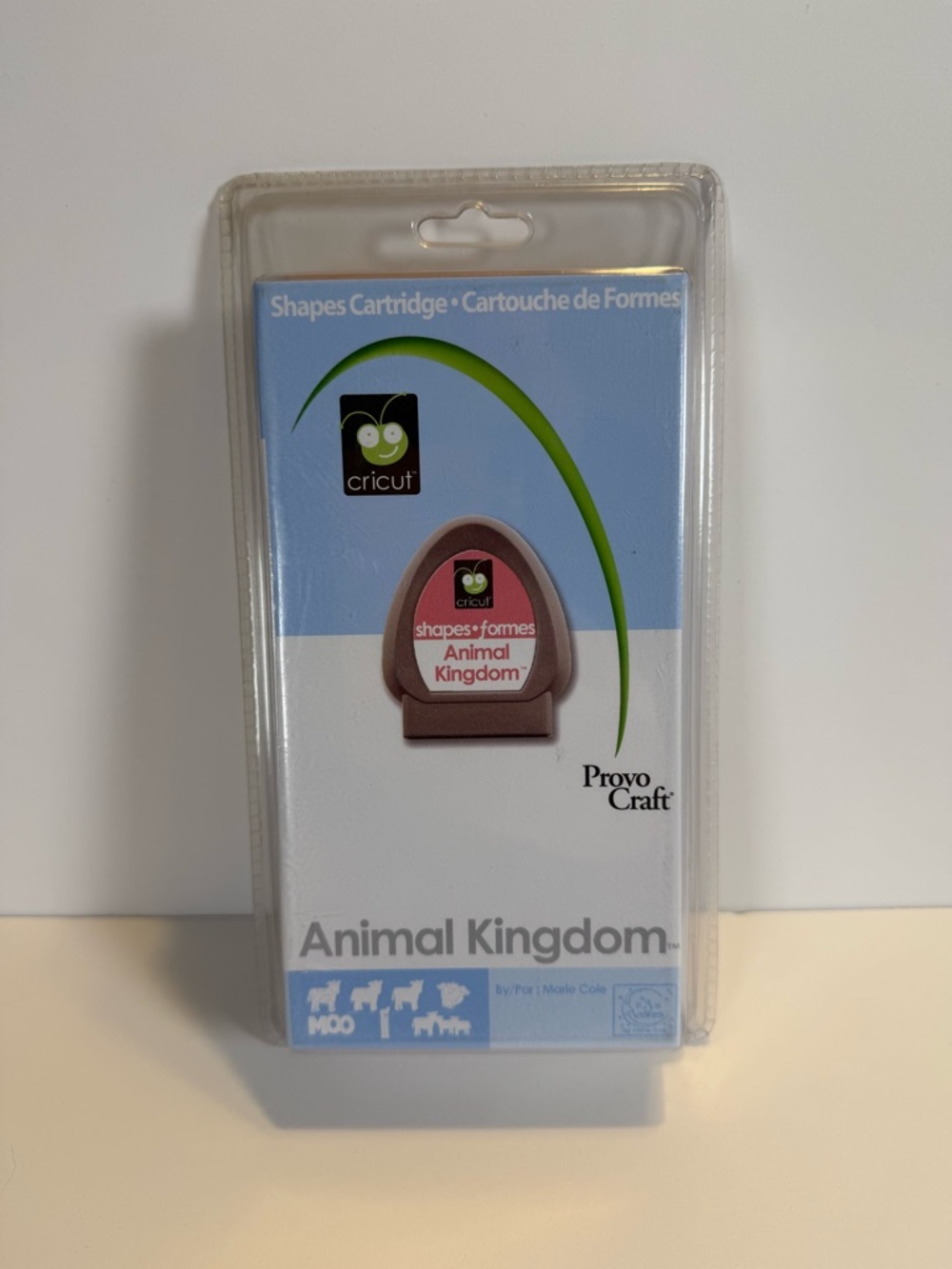 Cricut Animal Kingdom Shapes Cartridge - Blue, Green, Brown, Pink